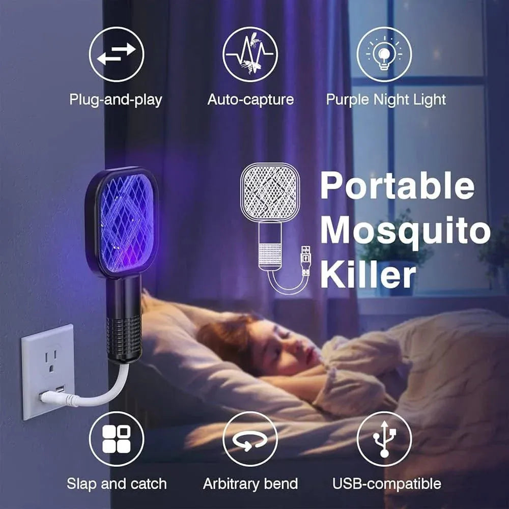 Mosquito Killer Racket, Usb Mini Electric Mosquito